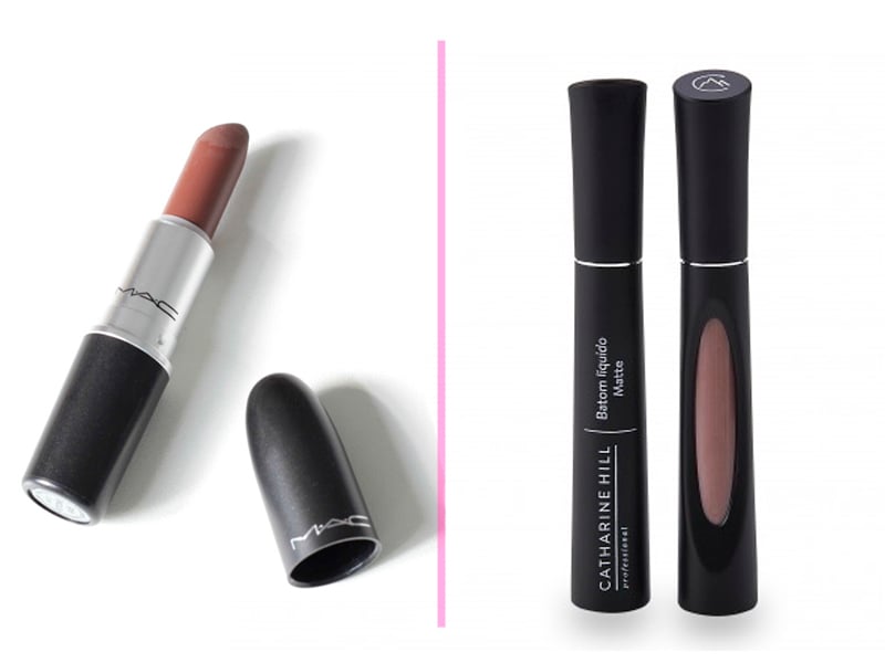 Batom da MAC e o da Catharine Hill
