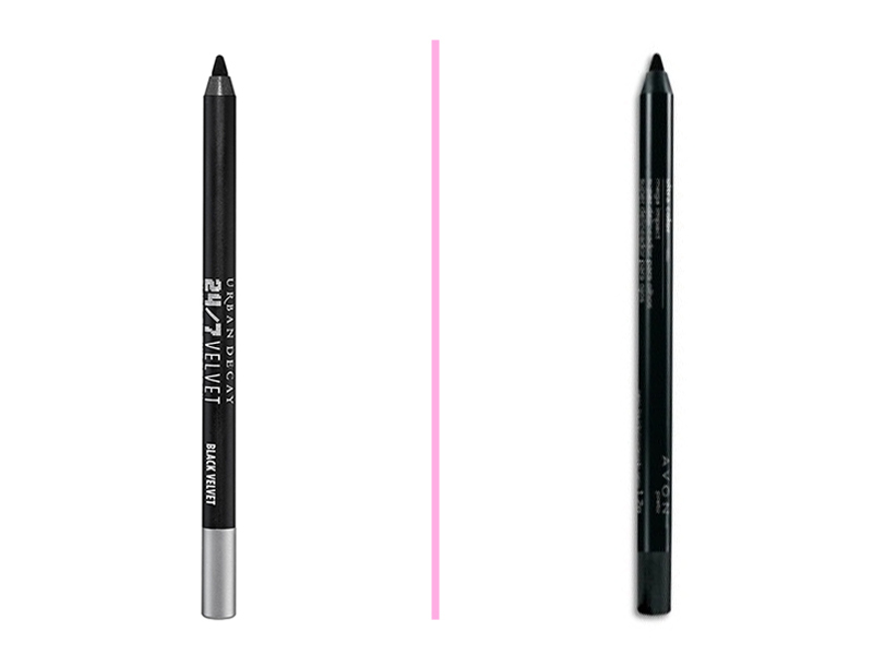 Lápis da Urban Decay e o da Avon