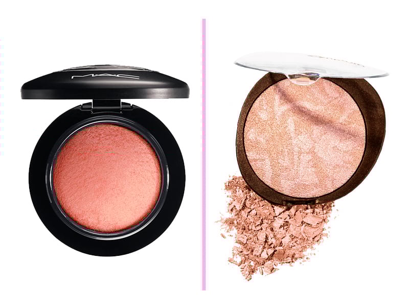 Pó iluminador da MAC e o da Natura