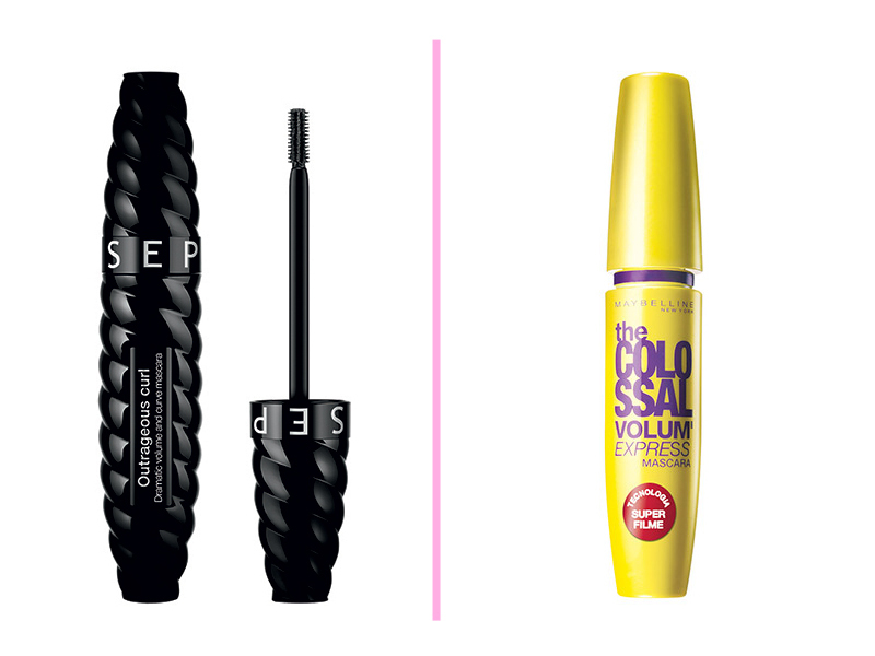 Rímel da Sephora e o da Maybelline