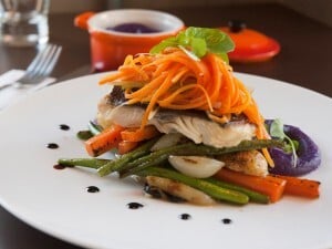 Imagem de um dos pratos participantes do Menu Sustentável