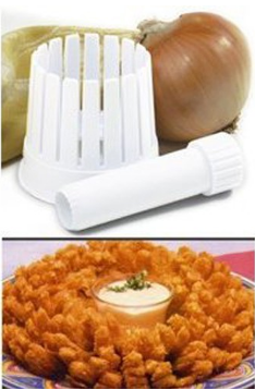 Cortador Onion Blossom Maker: Faça a cebola do OutBack
