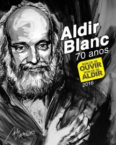 Aldir Blanc recebe homenagem no Rio de Janeiro